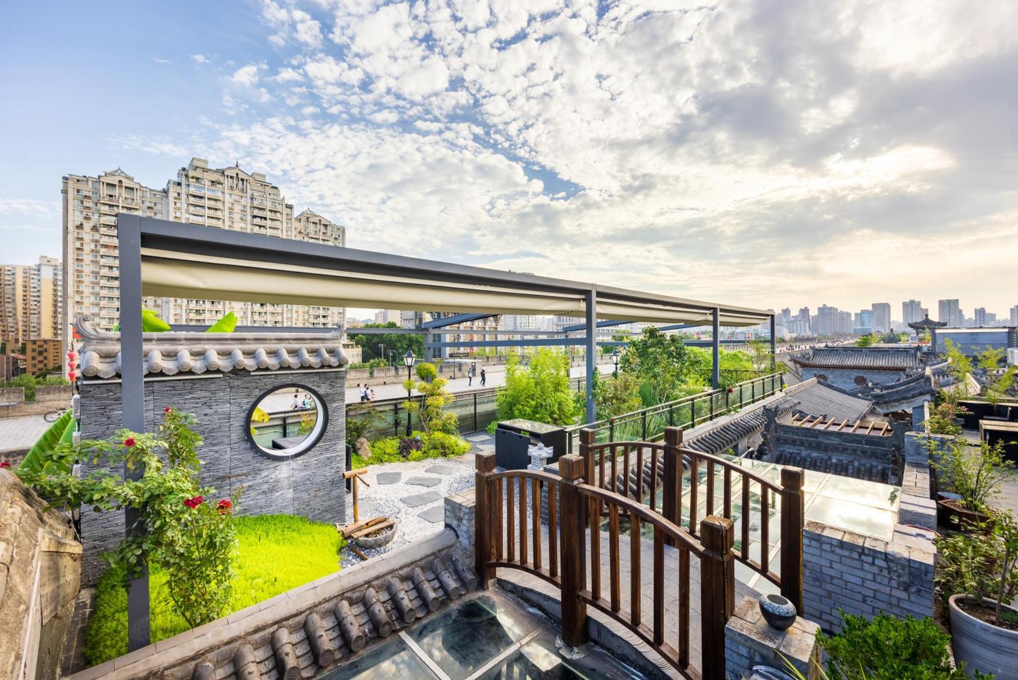 Honglu Garden Hotel Xi'An Bell And Drum Tower Huimin Street Store Exterior foto