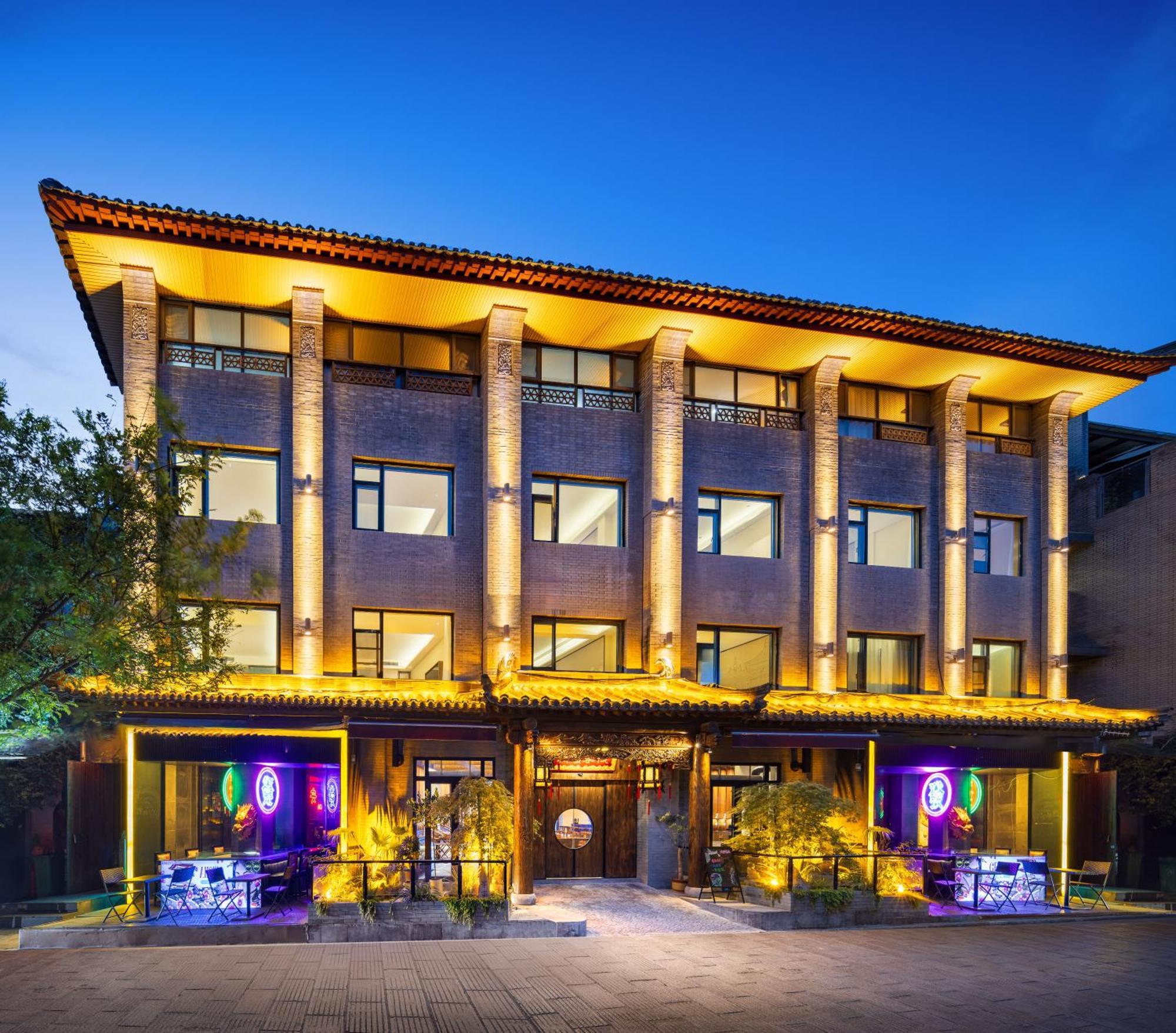 Honglu Garden Hotel Xi'An Bell And Drum Tower Huimin Street Store Exterior foto